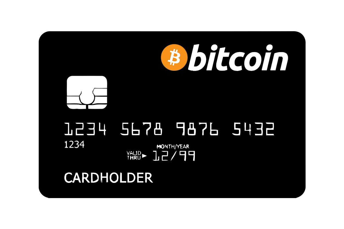 bitcoin plastic card