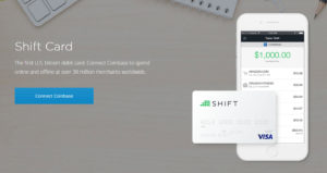 Shift Bitcoin debit card