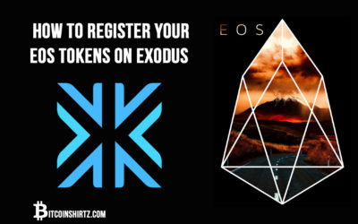 How To Register Your EOS Tokens In The Exodus Bitcoin Wallet