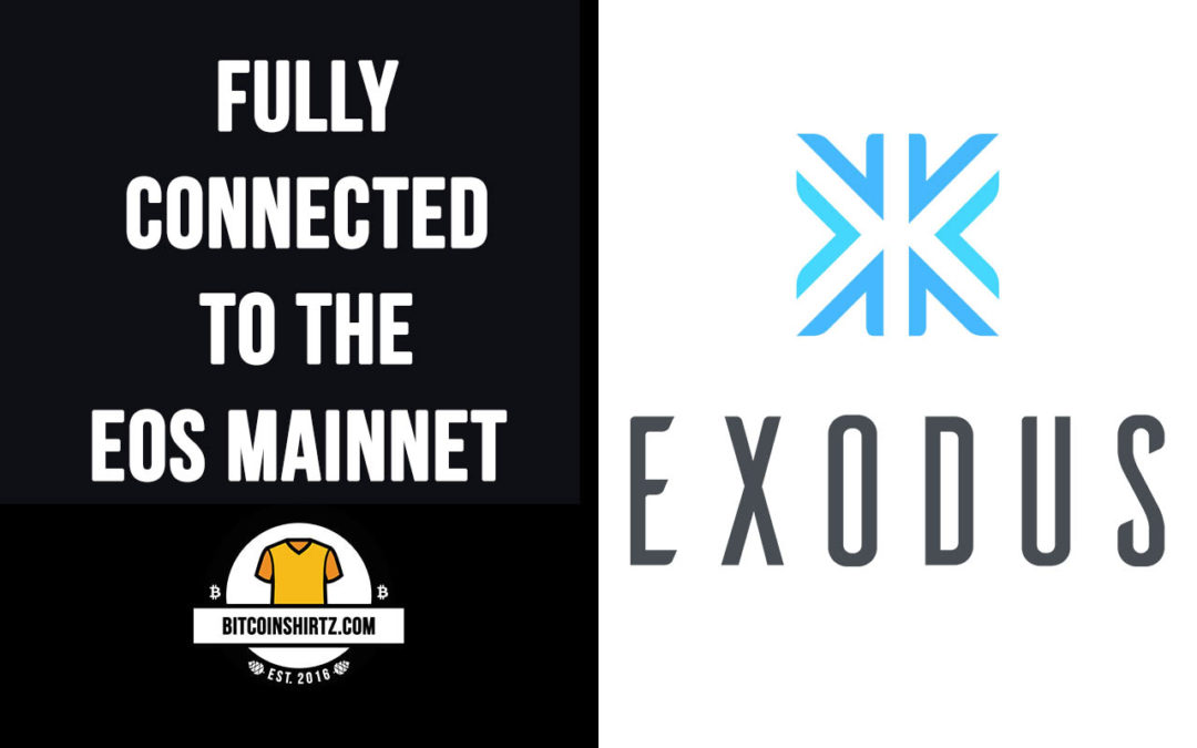 Exodus Wallet Now Fully Connected To The EOS Mainnet - featured image - bitcoinshirtz